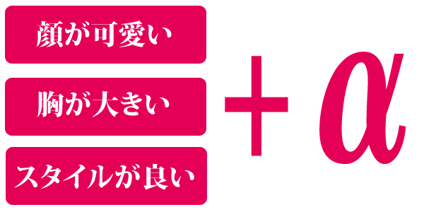人気嬢には強みが2つ以上ある