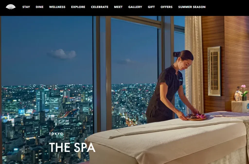 The Spa at Mandarin Oriental, Tokyo